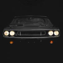 Vanishing Point Movie Car 1970 Challenger T-Shirt Unisex T-Shirt XXL black