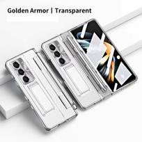 For Samsung Galaxy Z Fold 8 Ultra 7 6 5 4 3 360 Full Protection Hinge Case Folding Cover Tempered Glass Film Stand PC Cover case Opp Bag&For Samsung Galaxy z fold 4