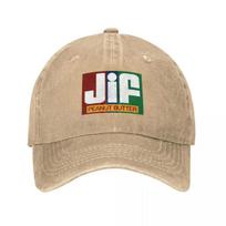 Jif Peanut Butter Baseball Cap Custom Cap summer hat derby hat Trucker Hats For Unisex Womens beige