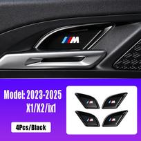 Car Door Inner Bowl Protective Panel Decorative Valve Cap Accessories For BMW X1 X2 X3 X5 X4 X6 X7 iX3 F20 F10 F07 E70 E46 cypd20