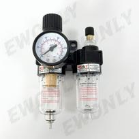 AFC-2000 Air Compressor Filter Regulator Kit - Pneumatic Tools Oil-Water Separator with Pressure Gauge, Quick Connect Optional PM20+SM20 connector AFC2000