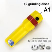 Elektrinis biliardo koto galiuko galąstuvas Biliardo baseino galiuko šlifuoklis Formuotojas Nešiojamas biliardo koto galiuko reguliatorius ir taisymo įrankis keitimui A1 yellow