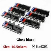 3D ABS Front Grille Badge Vehicle Exterior Tuning Accessories For  BMW M Competition M1 M2 M3 M4 M5 M6 M8 Car Accessories M2 Competition