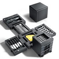 55 in 1 Precision Screwdriver Set Mini Multi Function Screwdriver Kit for Phone Computer Watch Repair Tool Kit 55-in-1 precision screwdriver set-yellow and black black