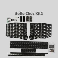 Sofle Choc Split Mechanical Keyboard PCB Kit 58 Keys Ergonomic Low Profile DIY Keyboard VIAL QMK Programmable Wired Wireless