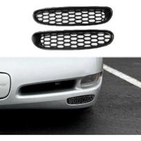 Juodas Priekinio Buferio Tinklelio Dangtelis Rūko Žibinto Apdailos Aksesuarai 1997-2004 Chevrolet Corvette C5 (A tipas) type A black