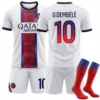 Paaugliams Vaikams Suaugusiems Individualus Vardas Futbolo Apranga 2026-27 PSG Išvykos #10 O.DEMBÉLÉ Sportinė Treniruočių Maikė su Kojinėmis 20