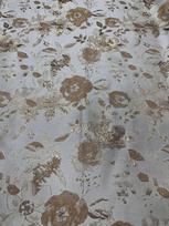 Morandi stiliaus žakardinis audinys su aukso siūlais Hanfu bijia ir lėlių drabužiams