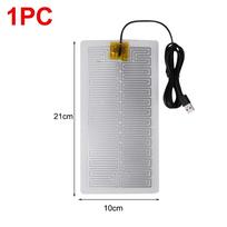 1/2PCS USB Warm Paste Pads Fast-Heating Portable Heating Pad Safe Heating Warmer Pad For Cloth Vest Jacket Shoes Socks white
