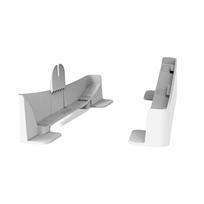 For PS5 Slim Console Base Stand Stable Host Rack Storage Holder Horizontal Holder for Playstation 5 Slim Disc & Digital Edition gray