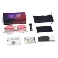 GY200 AI Bluetooth Smart Glasses: Real-time Translator (100+ Languages), Music Streaming, and Call Functionality.