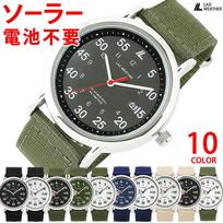 Mens wristwatch solar watch that does not require batteries Continues operate on sunlight features luminous hands excellent visibility night includes black