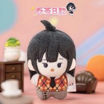 Official Link Click Blind Box Series Pocket Plush Bag Pendant Cute Charles Lu Guang Jo Plush Doll Keychain Collectible Toy Gifts 5CM black