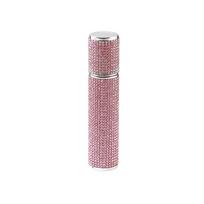 10ml Perfume Bottle Full Rhinestone Perfume Atomizer Bottle  Travel rožinė