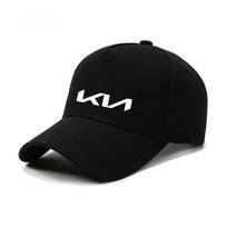 Car baseball duckbill cap Emblem accessories For Kia GT-Line Sportage Ceed Rio Picanto Sorento Soul Cerato Venga Forte K9 Caden juoda