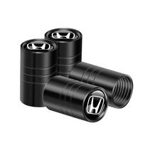 4Pcs Car Metal Wheel Tire Air Valve Dust Caps Accessories For Honda Civic FIT MNHS5 Accord Prelude CRV 5th City CRZ CRX Jazz HRV Pilot