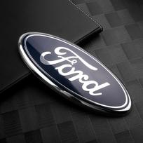 Car Original Front Grille Badge Replacement Trunk Emblem Lid Logo For Ford Fiesta Focus 2 Mondeo Mustang Ranger Kuga ST Transit 12.5x5cm