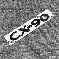 CX-90 glossy black ABS Car Front Grille Eemblem Rear Trunk Badge Sticker SKYACTIV G AWD For Mazda CX90 Logo Accessories black