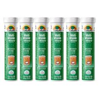 Sunlife Effervescent Multivitamin + Mineral Orange Flavor 20 Tablets 6 Bottles 6 pcs
