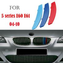 3Pcs Front Grille Trim Strips For BMW Series 1 2 3 4 5 6 AF29 7 8 X1 X2 X3 X4 X5 X6 X7 Z4 E46 E90 F30 E60 E81 F20 F45 F36 F10 F48 F25 blue