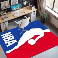 NBA Pattern Rug, Indoor/Outdoor Mat, for Picnic, Gameroom, Bedroom, Office, Living Room, Home Decor Carpet, Birthday Gift 80cmx120cm