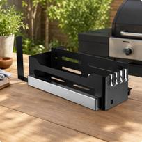 Grill Organizer with Tool Holder HeatResistant SideMounted Griddle for black