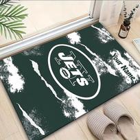 Custom Name Rug Jets Football Area Rug Suitable for Indoor And Outdoor,Carpets for Homes, Offices,Living Rooms,Home Decor,Christmas Gift 60cmx90cm