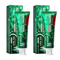 Valgomosios sodos dantų pasta Dantų balinimas Valymas Dantų dėmių šalinimas Gaivus kvapas Vaisių skonio Dantų pasta Dantų balinimas 2pcs green