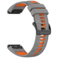20 22 26MM Silikoninis laikrodžio dirželis Garmin Fenix 8 7X 7 7S 6X 6PRO 5X 5 5S Garmin Forerunner 945 935 QuickFit išmaniojo laikrodžio apyrankė 20mm Fenix 7S 6S PRO gray