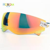 Harley Retro šalmo stiklas Scorpion EXO Covert skydeliui Aurora elektrocheminiu būdu dengtas KS-8