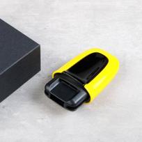One Button Start Passive Keyless Enter Fit for Porsche Macan Car Key Cover geltona