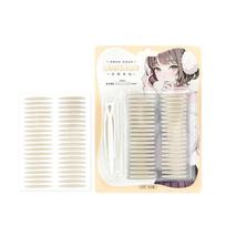 HESBUTY Double Eyelid Tape, Olive Shape, 10 Pieces, Strong Adhesive, Concealing Double Eyelid Tape, Skin Tone, Stretchable, Suitable for Beginners white