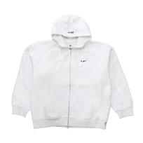 Supreme Nike Zip Up Hooded Sweatshirt White L white