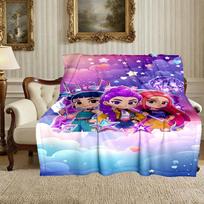 Soft Kpop Demon Hunters Blanket Perfect for Snuggling Up on the Sofa, Ideal for Cozying Up in the Bedroom 75x90cm