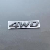 3D Metalinis 4WD Logotipas Automobilio Galinės Bagažinės Sparno Emblema Ženklelis Lipdukas Lipdukai Auto Stiliaus Aksesuaras Hyundai IX25 IX35 Tucson Santafe matinė juoda spalva