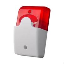 Garsinis ir šviesos signalizatorius, susietas šviesos diodas mirksi 12V/24V/220V, komercinis Aukštas Red 24VDC red