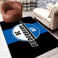 SC Paderborn 07 Pattern Rug Floor Mat for Living Room or Bedroom Soft and Comfortable Carpet a Gift for Birthday and Holiday. 100x120cm( 39x47in )