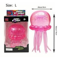 Needoh Super Jelly Squish L Bigger Size Fidget Sensory Toy Squeeze Maltose Anxiety Relief Slow Rise Decompression for Autism Toy