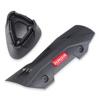 For SYM MMBCU NAGA DRG HUSKY ADX ADV 125 150 155 160 High Temperature Resistance Carbon Fiber Exhaust Pipe Cover  Tail Cover black