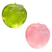 Pink/Green Apple Squishy Toys, Soft Transparent Slow Rebound Squeeze Toy ,Sensory Toy For Adhd  Slow Rebound Squeeze Toy