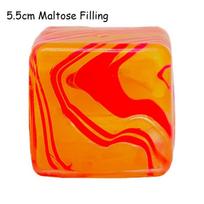 Schylling Needoh Nice Cube Maltose Slow Rebound Squeeze Toy Rhyolite Swirl Solid Mixed Colors For Adults Stress Anxiety Relief