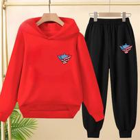 Children's Hoodie Cody Rhodes Wrestling Match Black Print Hooded Outerwear+Pants Suitable Set for Age 2-12 Boys Girls Clothing 100 black
