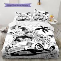 Dragon Ball Cute Son Goku Soft Comfort Duvet Cover, Kids Bedding Set Gift,Size Various Options-HE7 140*200cm/55x79in Single/Twin 3pcs