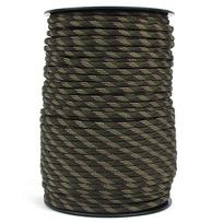 100M 550 Type Parachute Cord Paracord Lanyard Rope 9 Strand Cores Rescue Tent Hiking Rope Roll black
