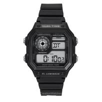 Invicta Activa Digital Polyurethane Strap Black Dial Quartz ACW1299-001 Men's Watch gray