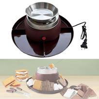 Elektrinis gamintojo rinkinys 4 nuimami padėklai ir 1 lydymo plokštė Bekaitis skrudintuvas zefyrams reddish brown gray