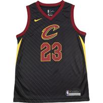 Nike NBA Cleveland Cavaliers LeBron 23 Soft Comfortable Skin-Friendly Basketball Jersey Unisex jersey Black 9Z2B7BZ3P-JAMES L brown