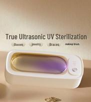 Ultrasonic Eyeglass & Mouthguard Cleaner – Disinfection & Household Cleaning Machine Standard Express beige