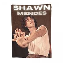 S-Shawn Mendes Musician  Blanket Flannel Sofa Throw Blanket Multi-function for Couch Bedding Travel Throws Bedspread Quilt 30x40in beige