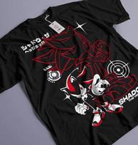 Hero Tshirt Sonic Tshirt Hero Retro Tshirt Shadow The Hedgehog Tshirt Mens and Womens Summer Cotton Loose Top 4XL black